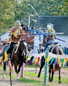 A bad day at jousting - Photo by Charles Hall