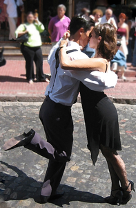 Argentinian Tango Street Dancers - Photo by Louis Arthur Norton