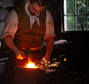 Class B 2nd: Blacksmith Sparks by David McCary