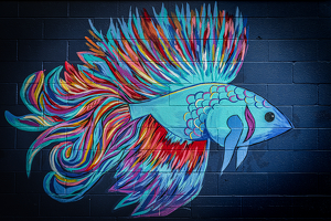 Fish Market Mural - Photo by Jeff Levesque