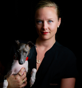 Girl With Pearl Earring & Dog - Photo by David McCary