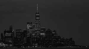 Class A HM: New York skyline after sunset by Richard Provost