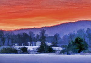 Sunset Impression - Resubmit for March Sunset - Photo by Bruce Metzger