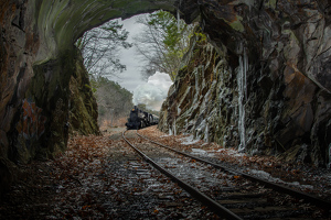 Train Approaching - Photo by Bill Payne