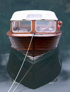 Class B HM: Wood Boat Reflections by Kevin Hulse