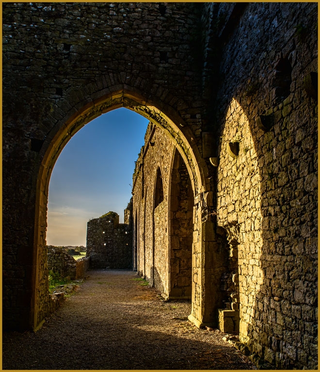 13th Century Arches, 21st Century Sun by John Straub