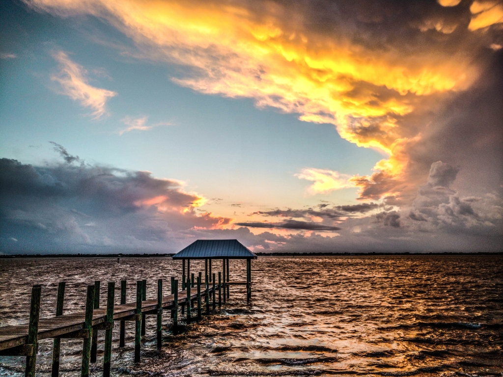 A Perfect Florida Sunset by Jim Patrina