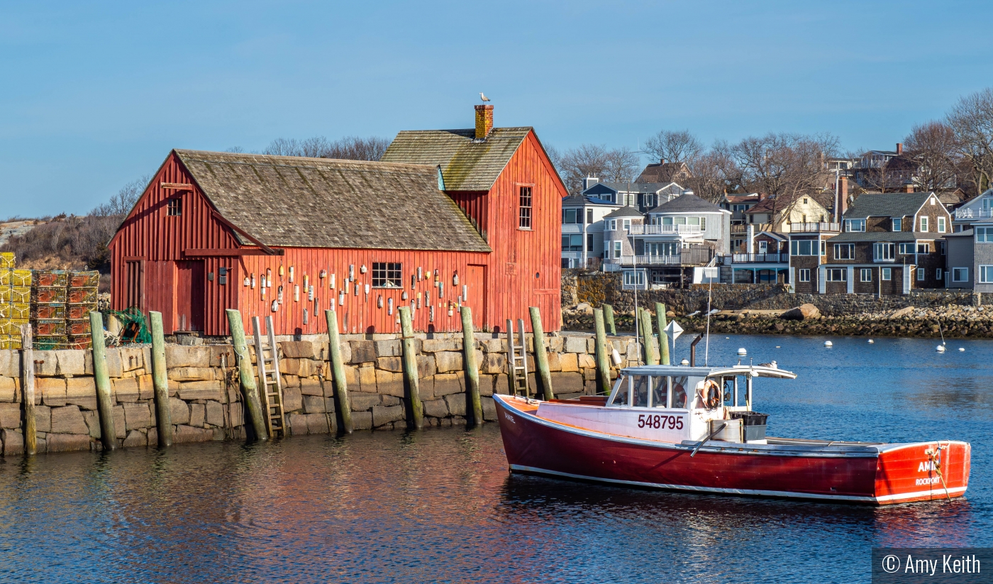 A quiet day in the harbor by Amy Keith