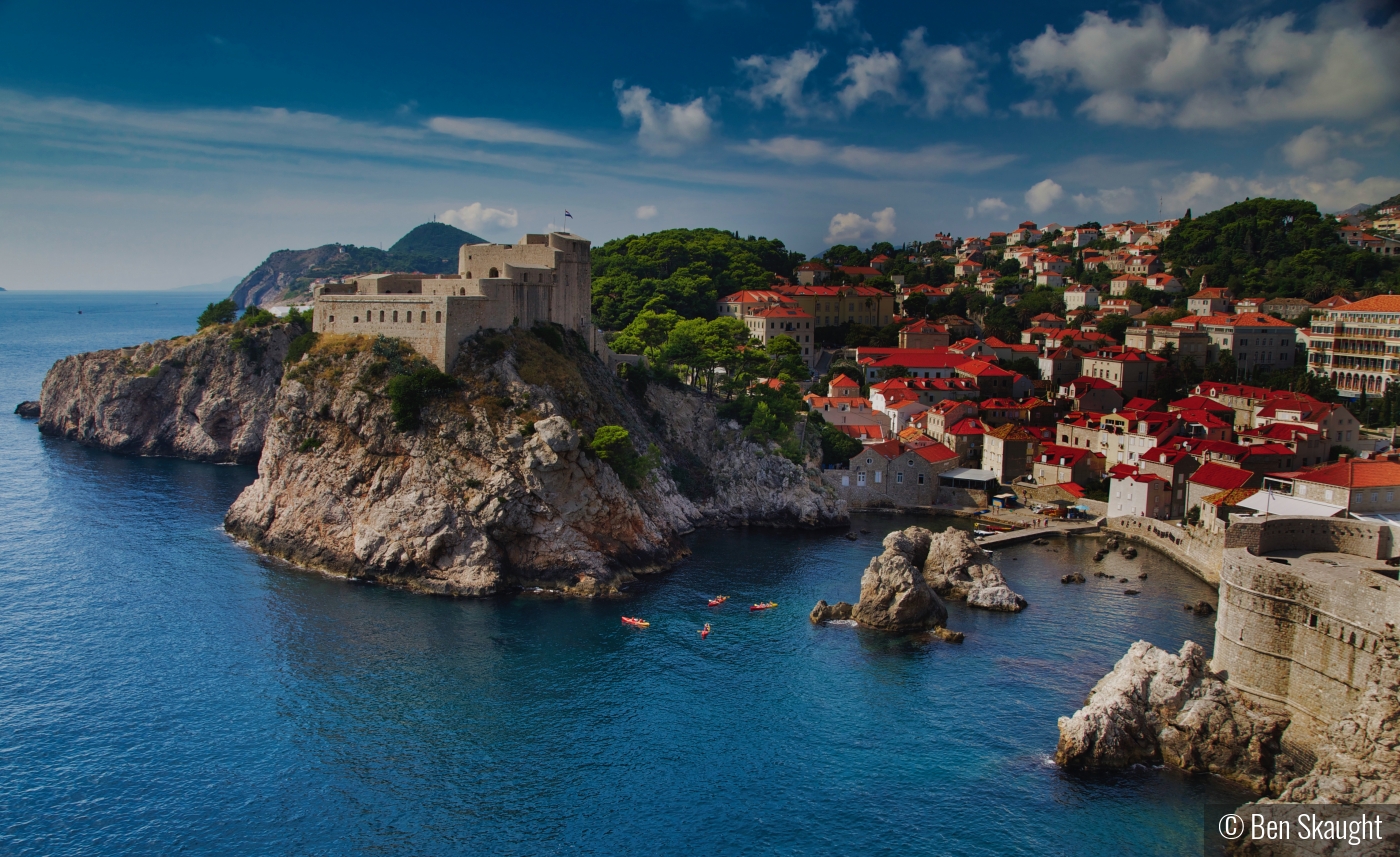 A View from the Walls of Dubrovnik by Ben Skaught