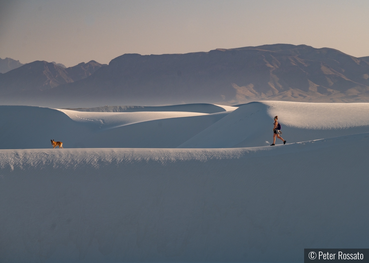 A Walk on White Dunes by Peter Rossato