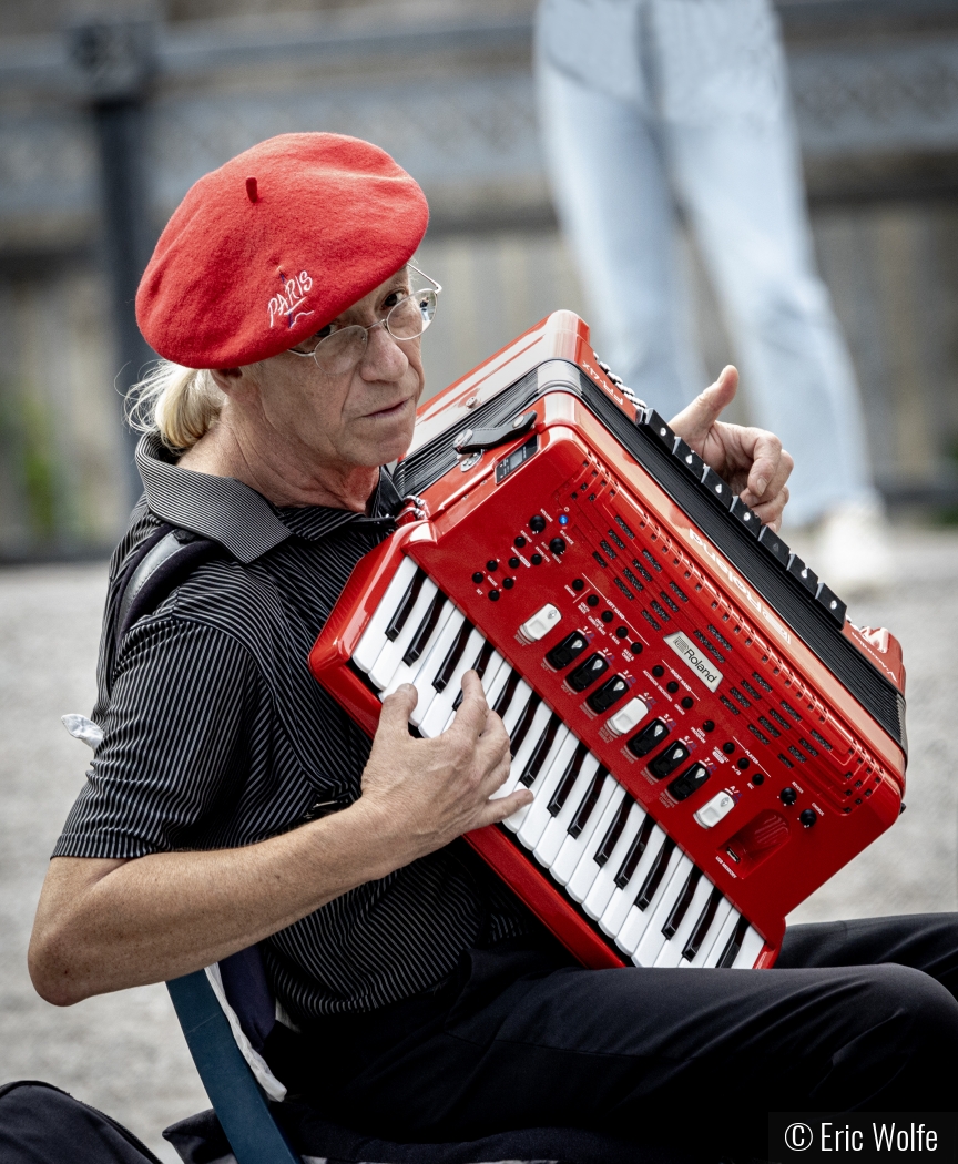 Accordion in Paris by Eric Wolfe