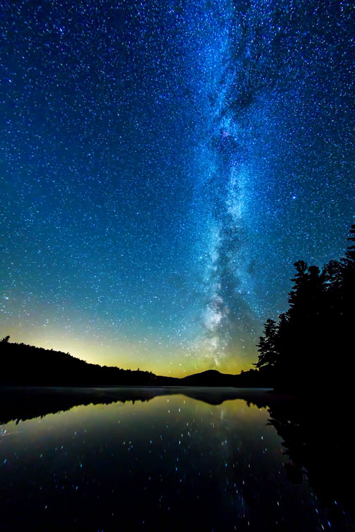 Adirondack Milky Way Reflection by J. John Straub