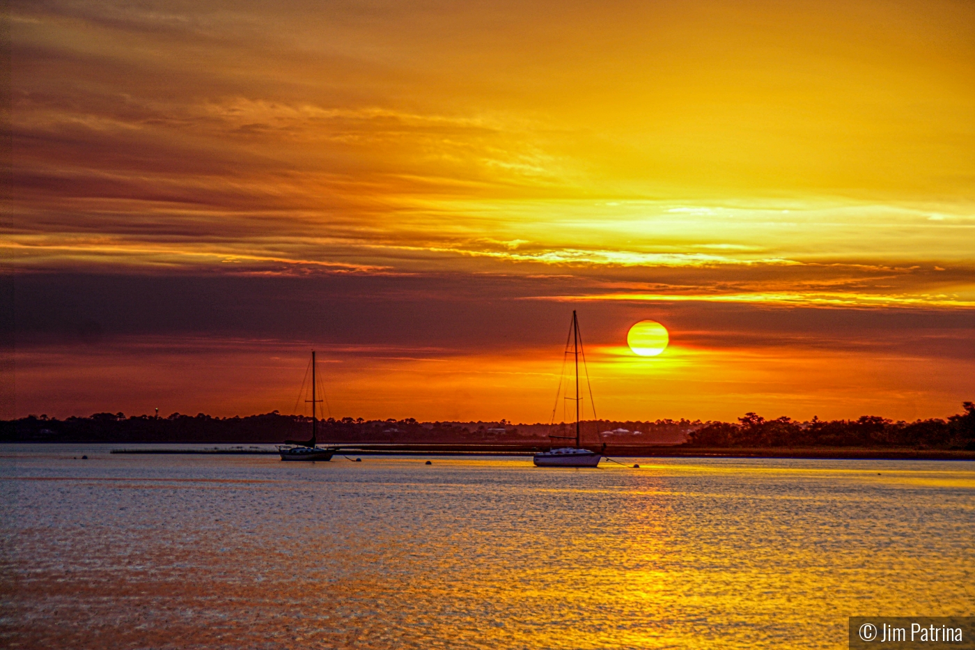 Amelia Island sunset by Jim Patrina