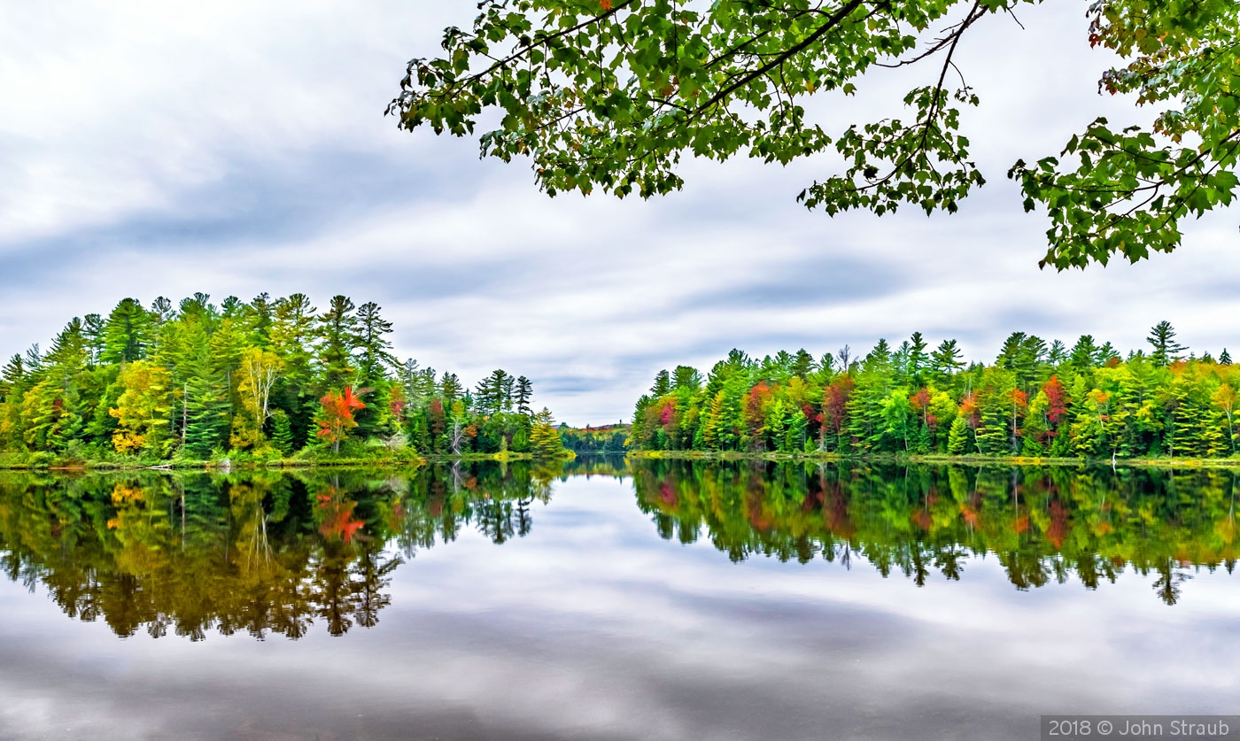 An Absolute Calm on Rollins Pond by John Straub