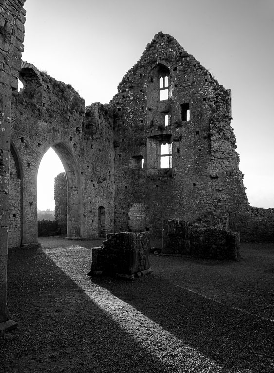 Ancient Abbey Ruins Still Enlightened by John Straub