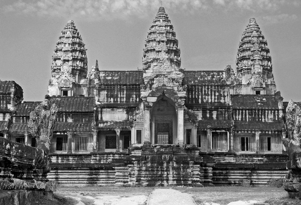 Angkor Wat In Cambodia by Lou Norton