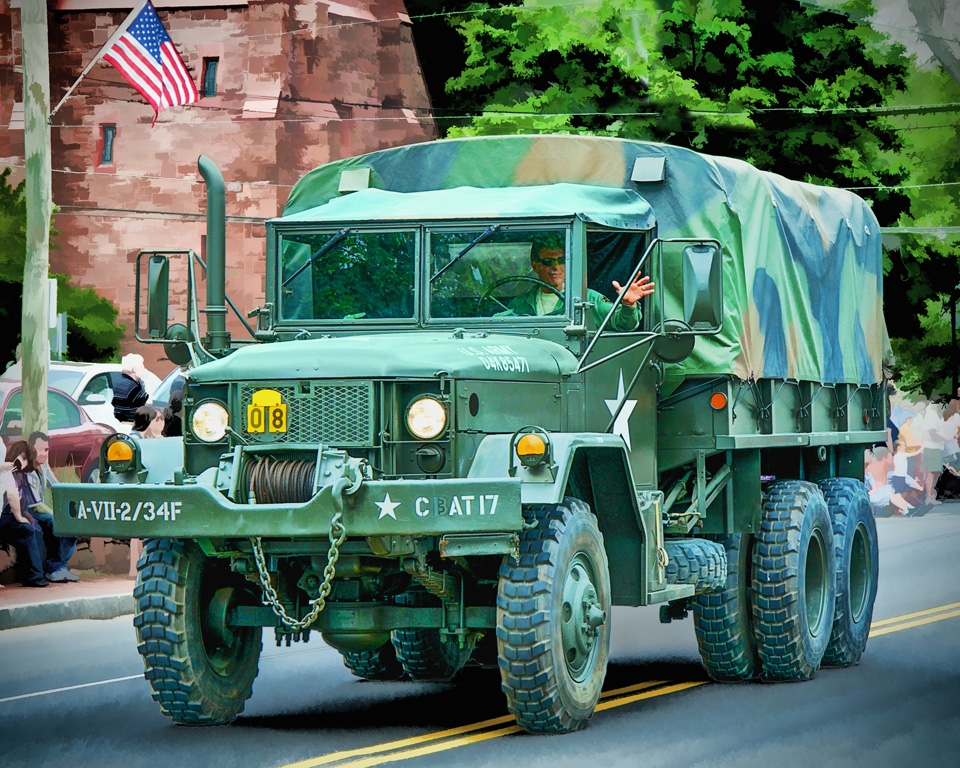 Army Truck by Dolph Fusco