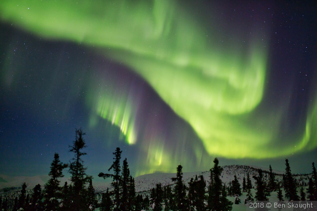 Aurora over Alaska by Ben Skaught