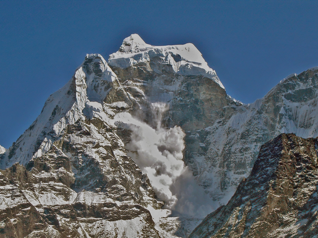Avalanche - Nepal by Susan Case