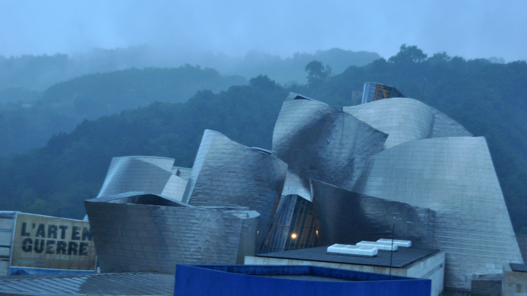 Blue Mist - Guggenheim, Bilbao by Susan Case