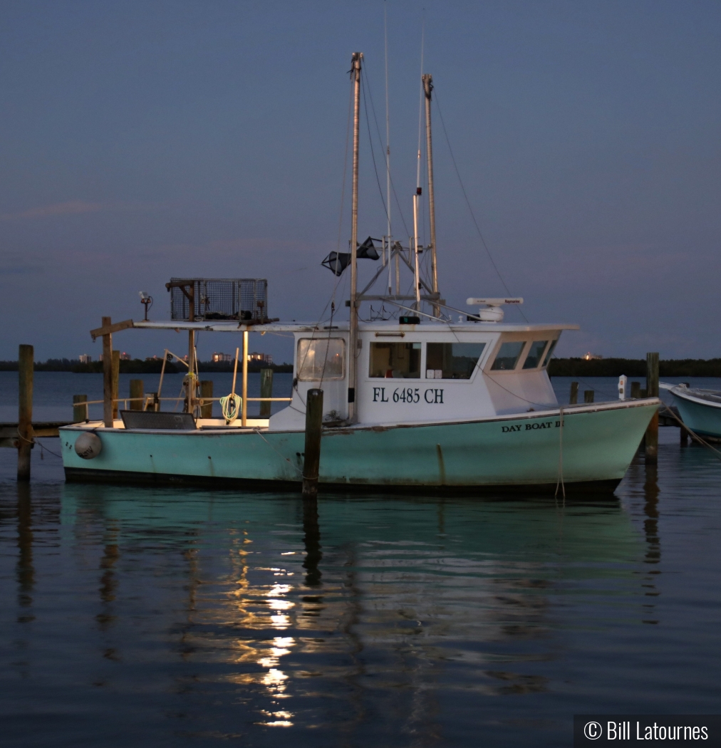 Boat After Dark by Bill Latournes