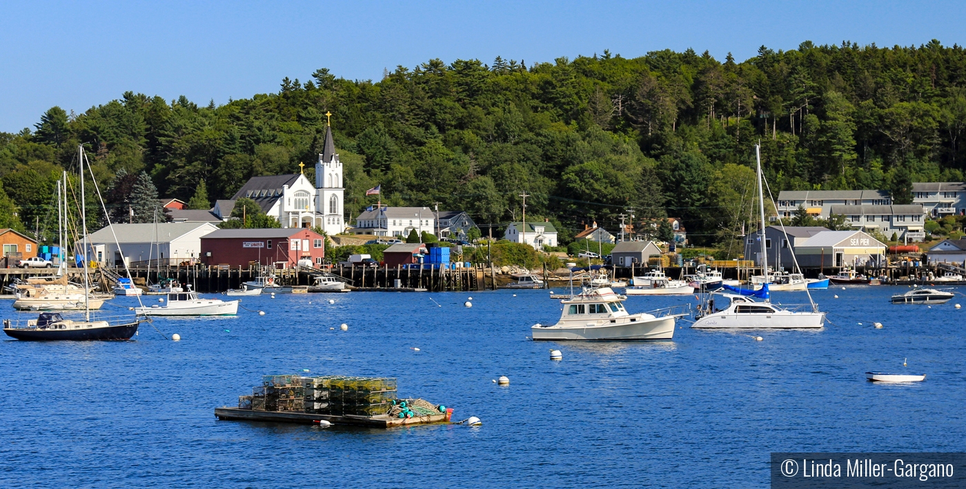 Boothbay Harbor Maine by Linda Miller-Gargano