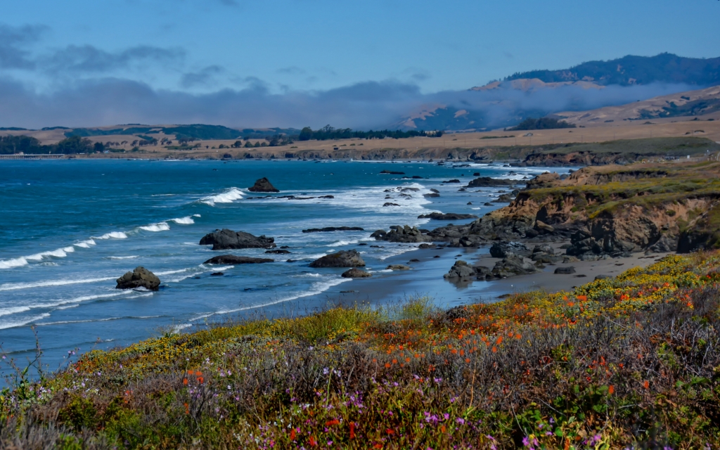 california coast by Ginny Thibodeau