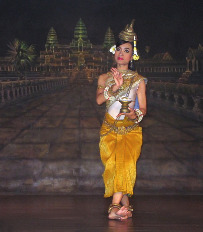 Cambodian Dancer by Lou Norton