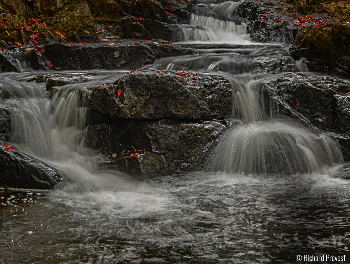 cascading waters by Richard Provost