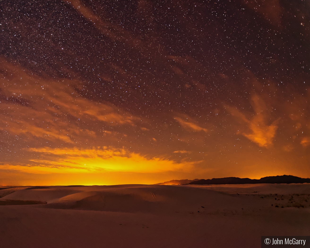 Dawn at White Sands by John McGarry
