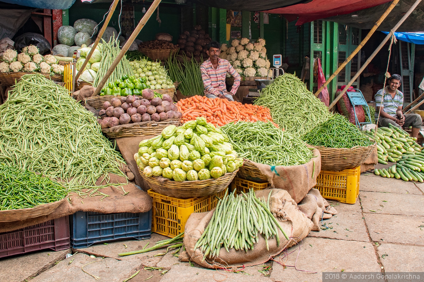 Did you eat your veggies today ... Local Market -  Mysore, India by Aadarsh Gopalakrishna