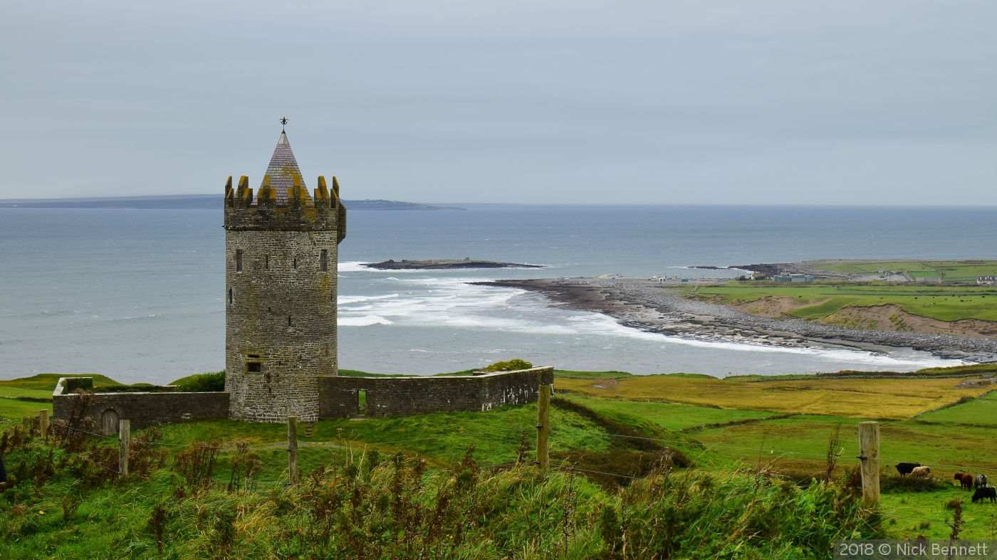 Doonagore Castle, County Clare, Ireland by Nick Bennett