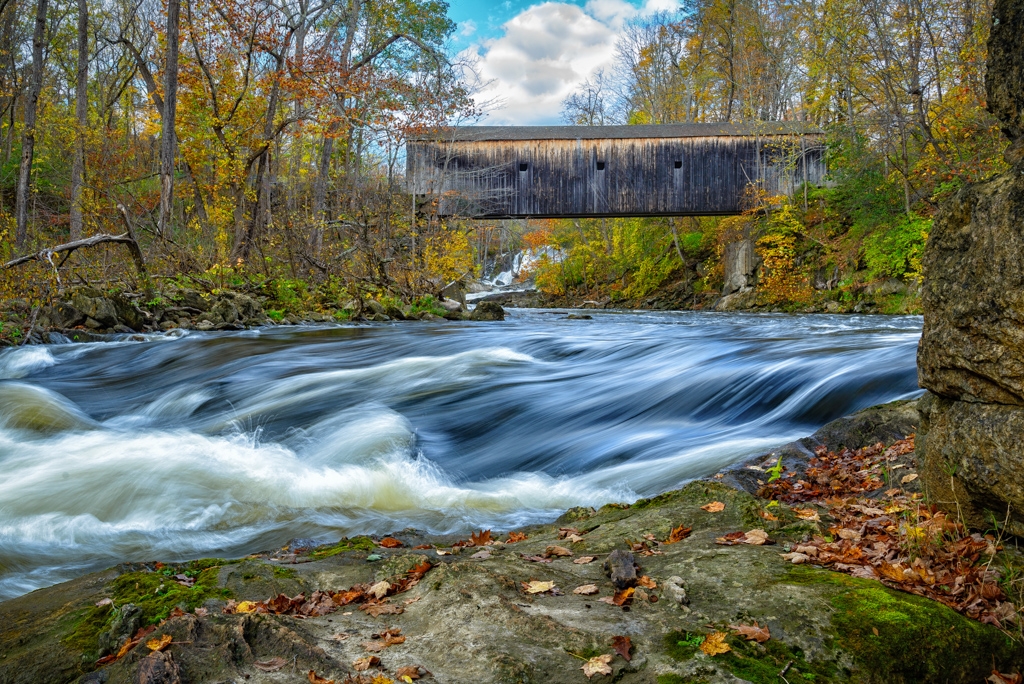 Fall at Bulls Bridge by Bill Payne