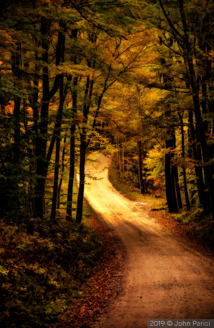 fall trail by John Parisi