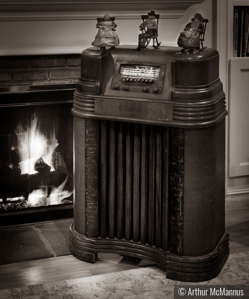 Fireside Chat - ca. 1939 by Arthur McMannus