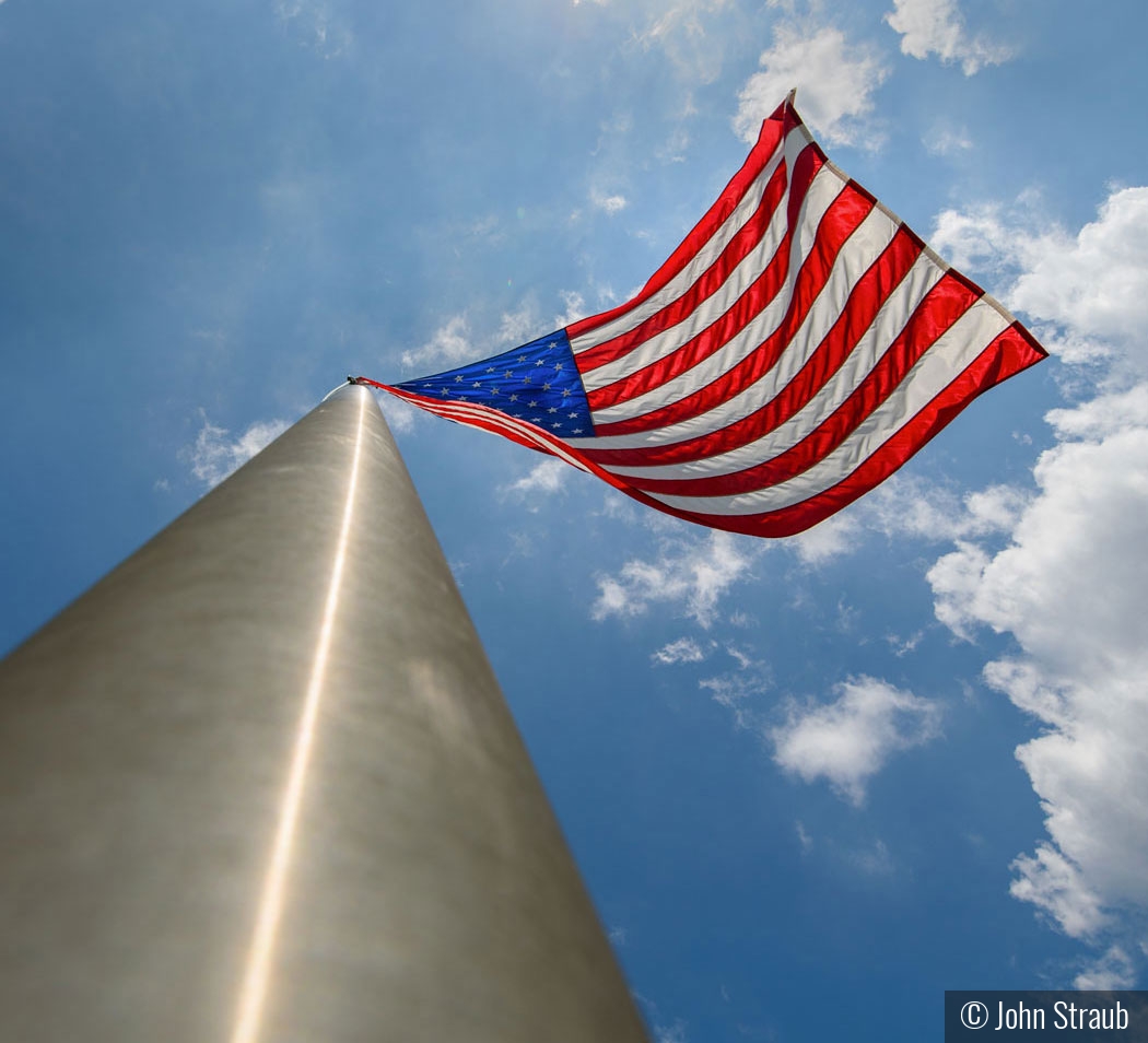 Flag Pole Perspective by John Straub