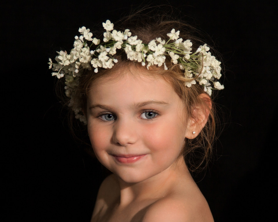 Flowers In Her Hair by Susan Porier