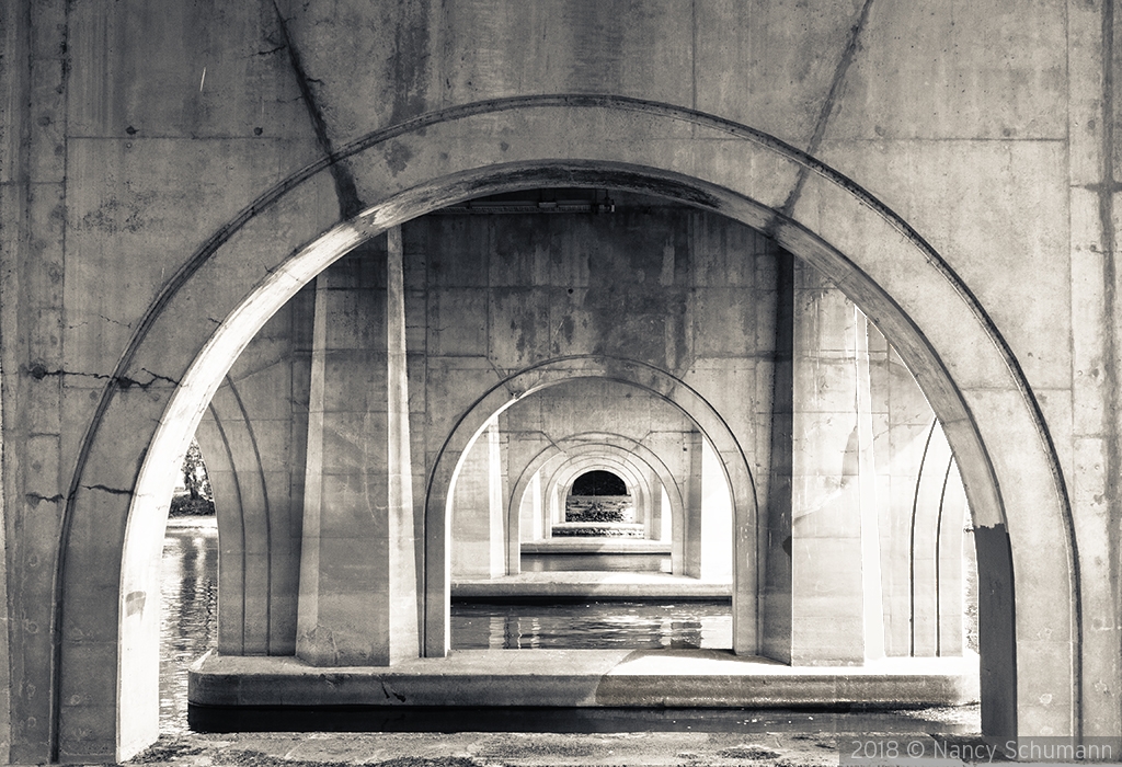 Founder's Bridge, Hartord, CT by Nancy Schumann