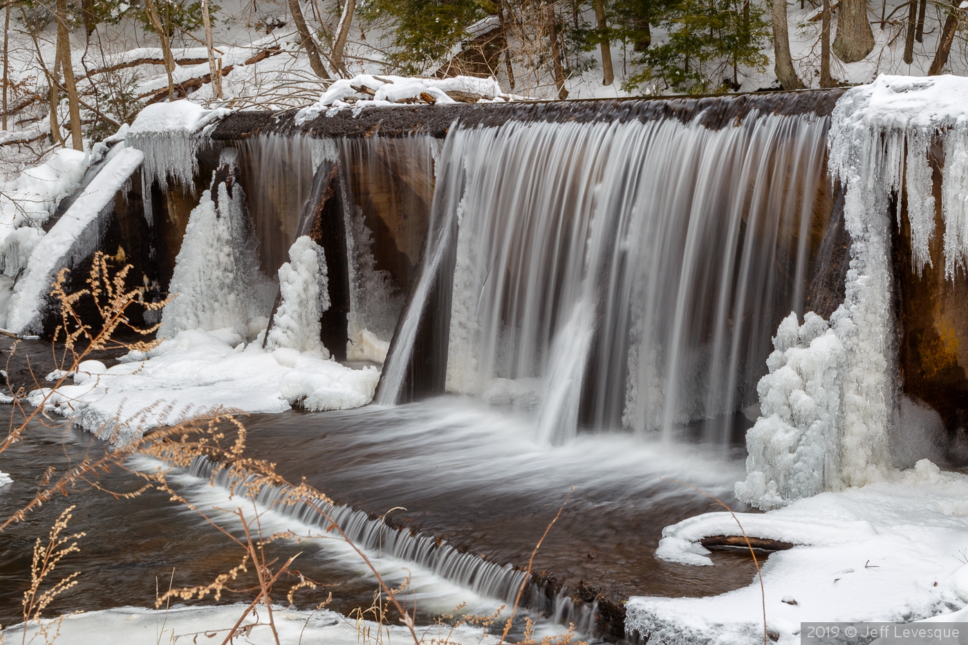 Frozen Falls by Jeff Levesque