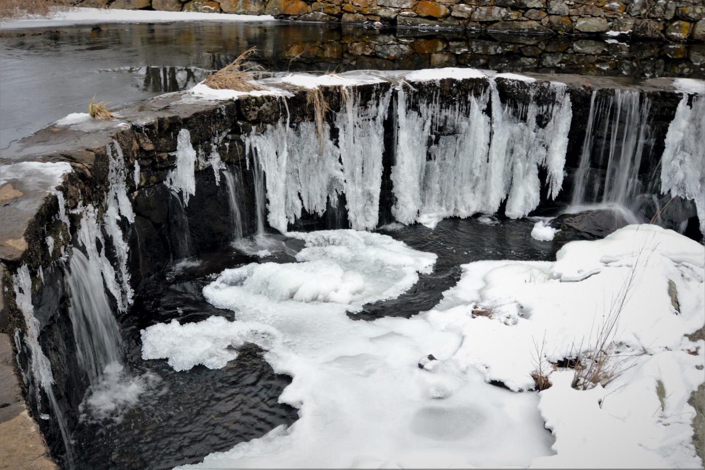 Frozen Waterfall by Charles Hall