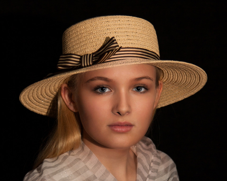 Girl In The Hat by Susan Porier