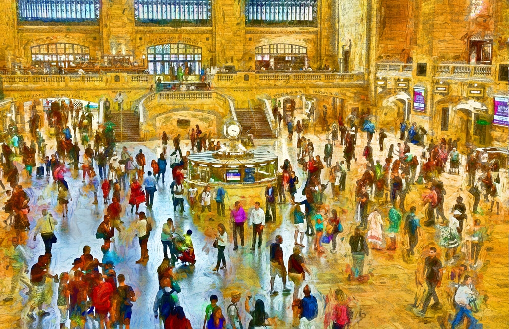 Grand Central Station by Alene Galin