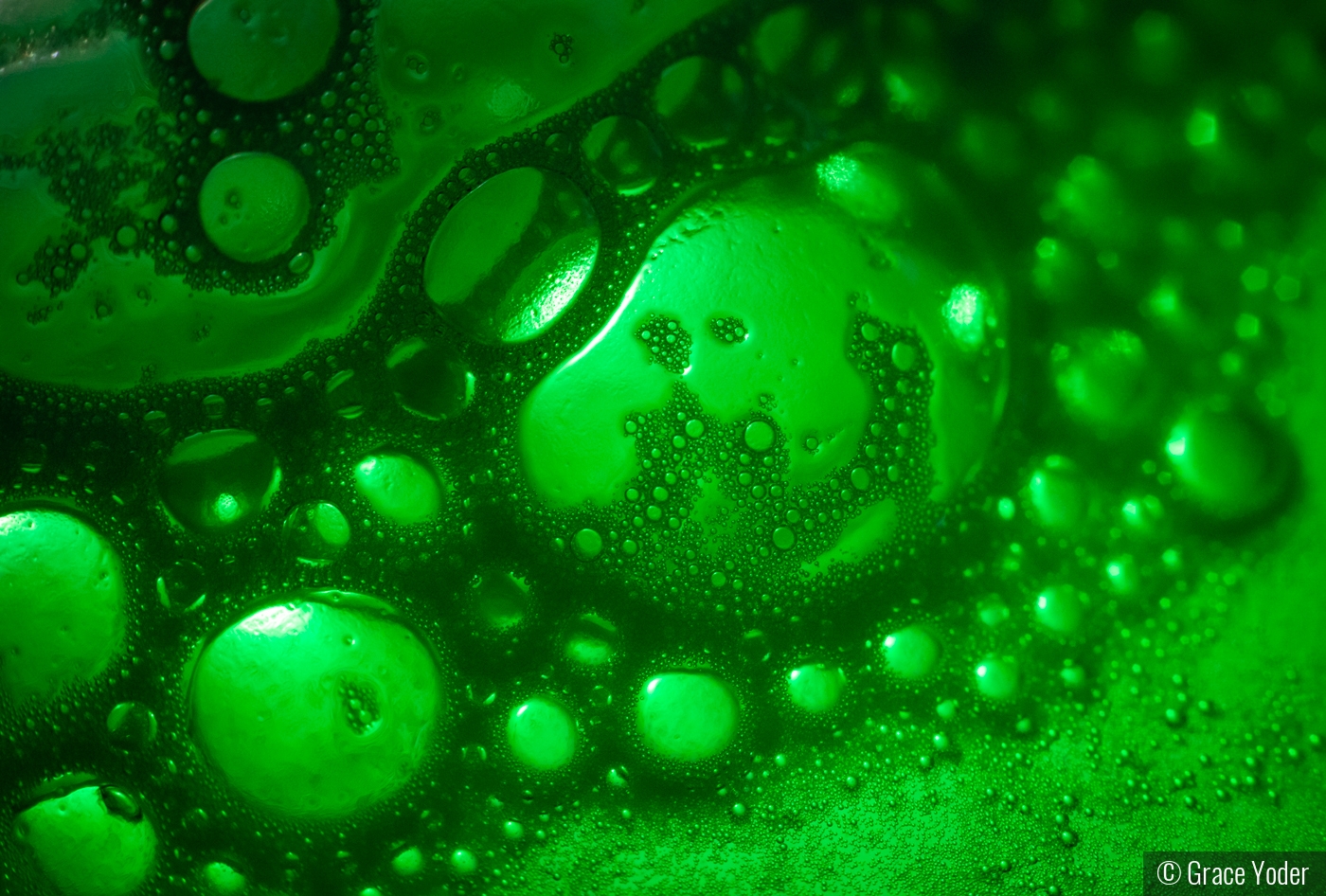 Green Bubbles by Grace Yoder