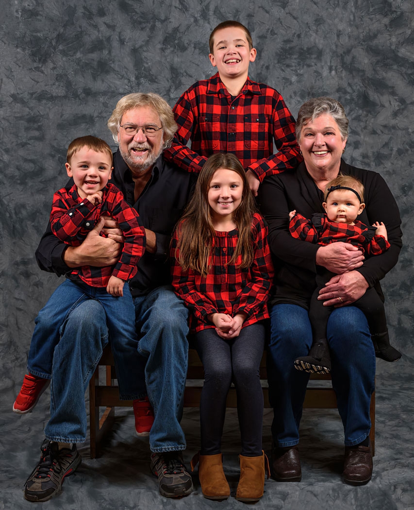 Grinning With the Grandkids by John Straub