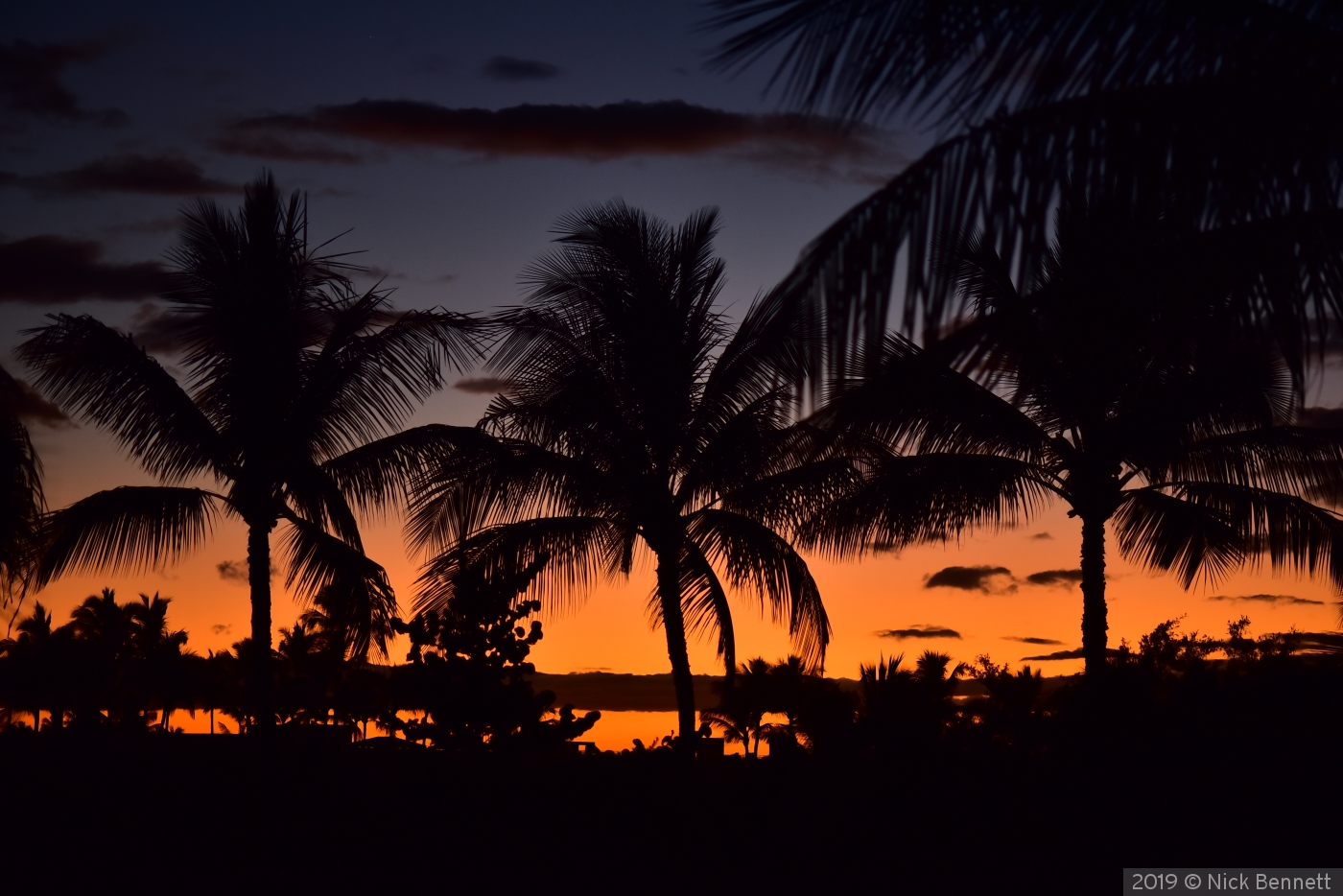 Hawaiian Sunset by Nick Bennett