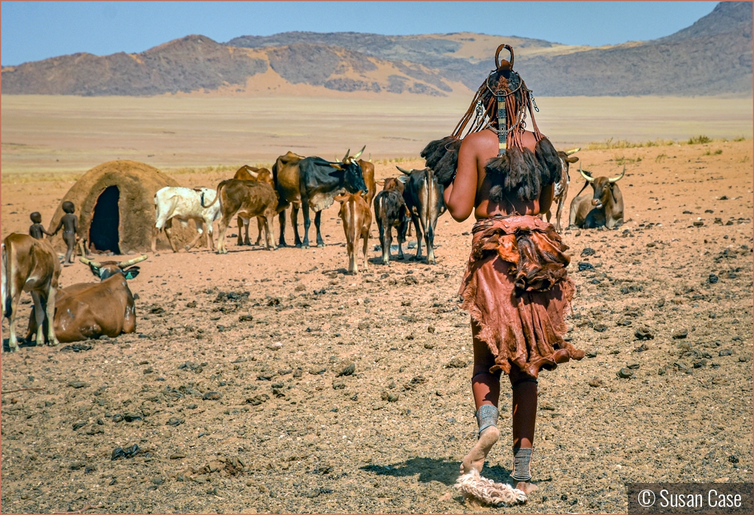 Himba Cattle Herder by Susan Case