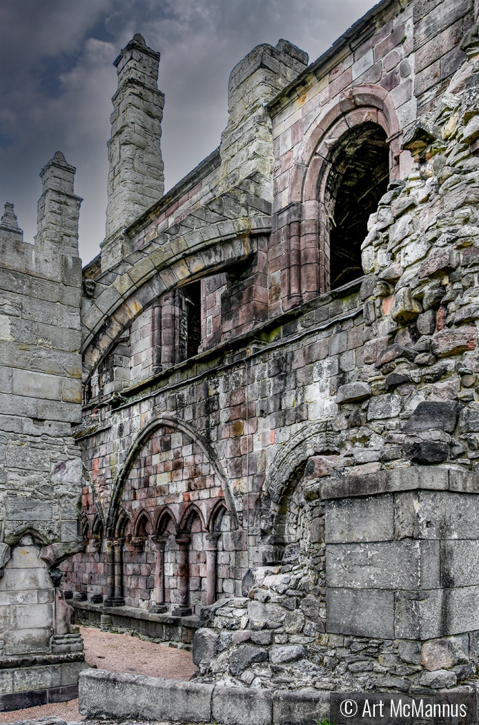 Hollyrood Abbey - Edinburgh by Art McMannus