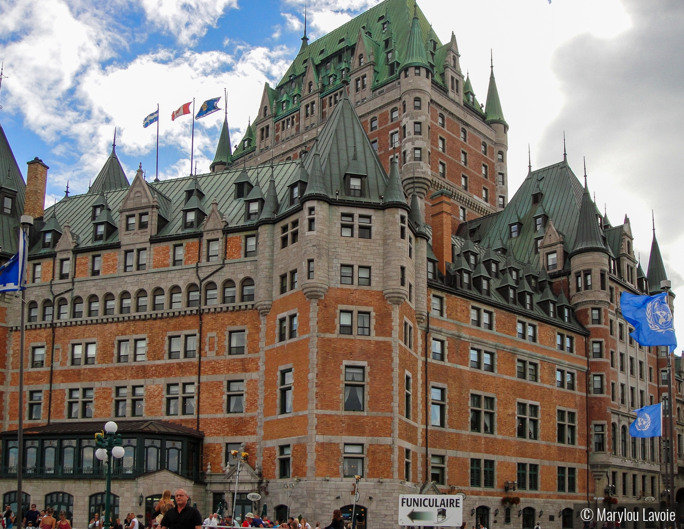 Hotel Frontenac by Marylou Lavoie