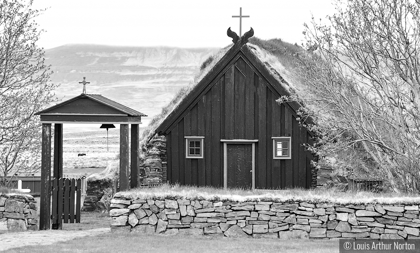 Icelandic Village Chapel by Louis Arthur Norton