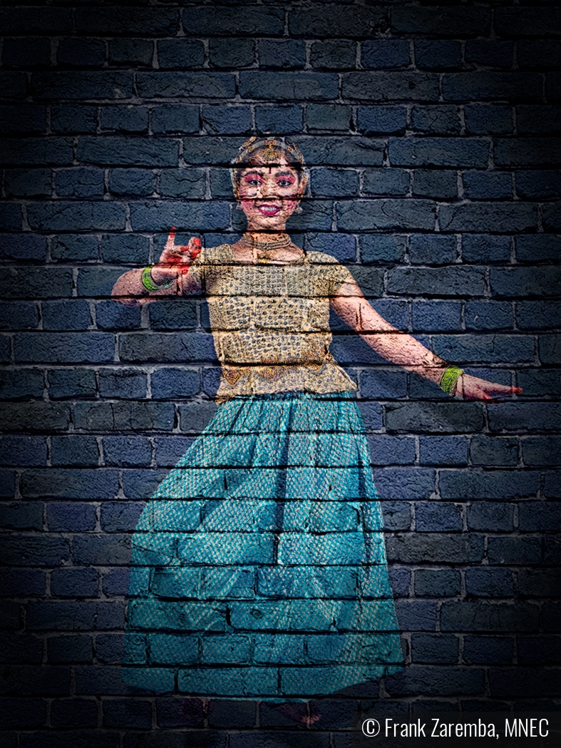 Indian Dancer on Bricks by Frank Zaremba, MNEC